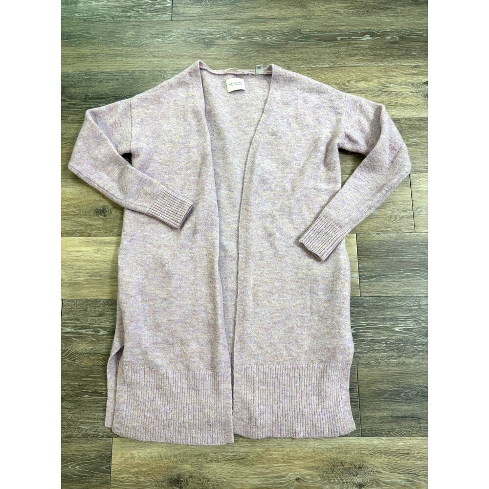 Scotch & Soda Womens Small Pink Open Front Longline Cardigan Sweater